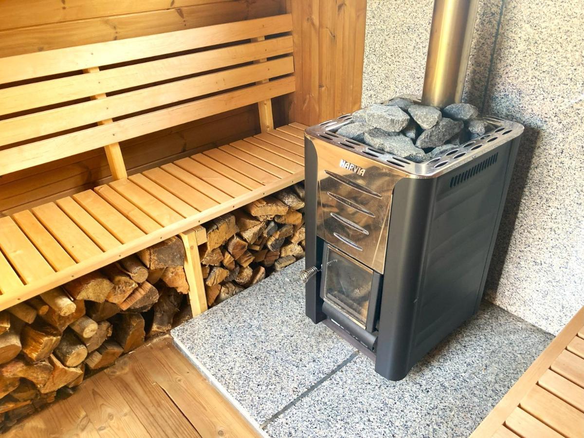 Lehmhaeuschen Mit Sauna Тангермюнде Экстерьер фото